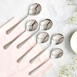 Heavy Stainless Steel Soup Spoon Set-21