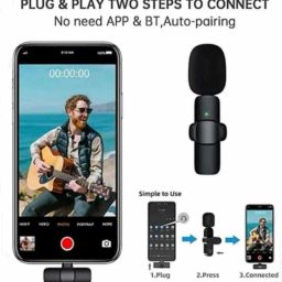 mafai K8 wireless microphone black color microphone image 2