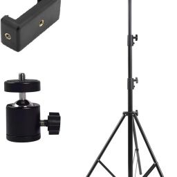 Flipkart SmartBuy Lightweight & Portable 7 Feet Aluminum Alloy Studio Light Stand For Video |Photo Tripod-image-29