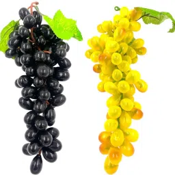 Artificial Grapes Black anfd Yellow Color Artificial Fruit-image-7