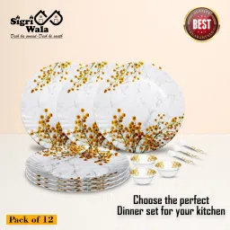 Pack of 12 Melamin Dinner Set-11