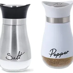 Salt & Pepper Set Stainless Steel, Glass, Plastic-48