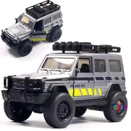 1:36 Scale Alloy DieCast Metal Offroad Car Toy for Kids Open Door & Pull Back-image-21