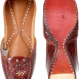 Punjabi jutti for women|Jutti for women leather|Mojaris for women Party Wear For Women-image-60