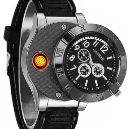 Foxne Point 2 in 1 Electronic Cigarette Lighter Watch with USB Rechageable Cigar Lighter 2 in 1 Electronic Cigarette Lighter Watch with USB Rechageable Cigar Lighter Cigarette Lighter-17