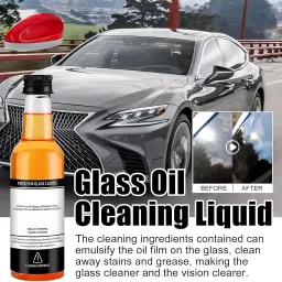 Car Windshield Cleaner Oil | Water Spot Remover for Glass Surfaces | Liquid Vehicle Glass Cleaner-image-40