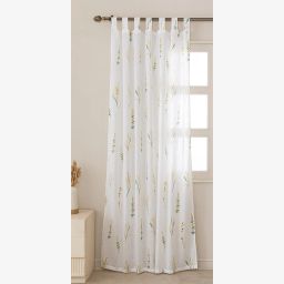 304.8 cm (10 ft) Cotton Transparent Long Door Curtain Single Curtain-15
