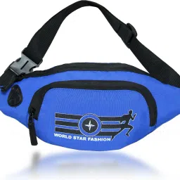 Worldstar Waist Bag Style Travel Pouch Passport Holder with Adjustable Strap [ROYAL BLUE ] Waist Bag-image-97