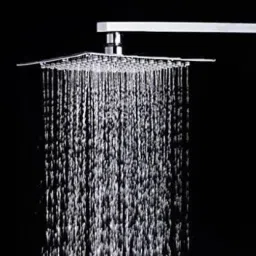 Ultra Slim Stainless Steel 8 Inch x 8 Inch Square Rain Shower Head with 18inch Arm Fixed Mount-10