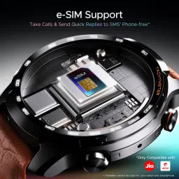 boAt Lunar Pro LTE / eSIM Support,Built-in GPS,1.39" AMOLED Display & Connection Smartwatch image 3