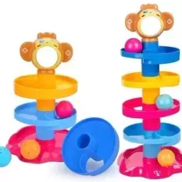 amtiq 4 Layer Ball Drop and roll Swirling Tower for Baby and Toddler Toys image 2