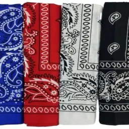 Bodytech Fancy & Stylish Printed Hanker Chief (Bandana) For Men, Women, Boys & Girls ["Black"] Handkerchief-image-14