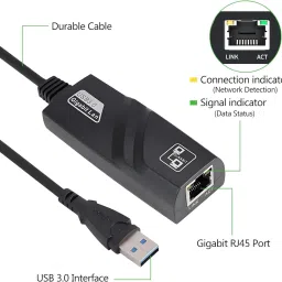 Sancy USB 3.0 to Gigabit Ethernet Adapter 10/100/1000 Mbps Network Connector Lan Adapter image 4