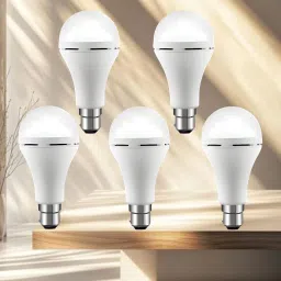 Emergency 15W Inverter LED Bulb with 1200mAh Rechargeable Battery Pack of 5 P125 4 hrs Bulb Emergency Light-image-109