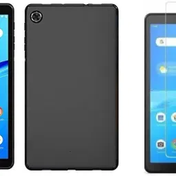 Screen Guard & Protector Applicator Accessory Combo for Tab Glass & Back cover for Lenovo Lenovo Tab M7 (2nd Gen)-10