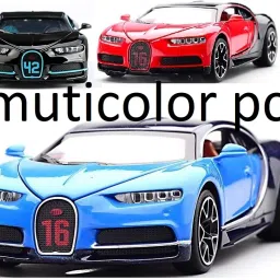 1:32 Scale Bugatti Chi iron Die cast Alloy Metal Luxury Car Model Pull Back Car for Children Toys (5 Design Available 1 Design Sending) Pc of 1-image-26
