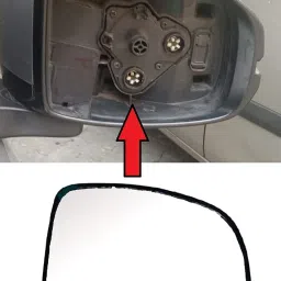 ooltah pahiya Manual Driver Side, Rear View Mirror For Hyundai Eon image 5