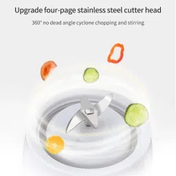 lipzie Combo C1083 Mini Popcorn Maker & Portable Juice Maker & 4-Blade Juicer 1.2 L Popcorn Maker image 5