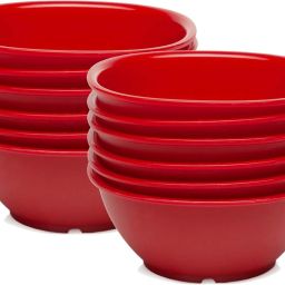 Polypropylene Vegetable Bowl 12 Pieces Round Bowls/Katories | Shiny & Glossy Finish 00% Food Grade & BPA Free-11