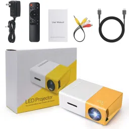 VOLTegIC Mini Projector Remote Controller Movie Projector 400 lm LED Corded & Cordless Portable Projector-18