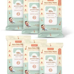 Ultra thick Aqua Baby Wipes with Tangelo and Lemon Blossom-image-60