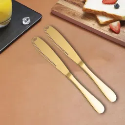Stainless Steel Butter Spreader, Cheese Knife, Dessert Knife, Table Knife Set-image-38