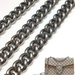 Replacement Purse Chain 47", Wide 13mm Chunky Aluminum Metal Purse Chain Strap Punching Bag Chain-image-20