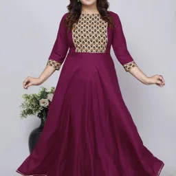 Women Printed Viscose Rayon Anarkali Kurta-picture-20