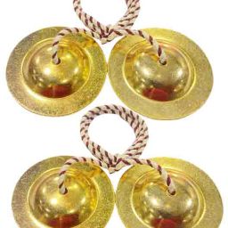 Iran manjira with Gold polish RMH-006 Kartal Instrument-16
