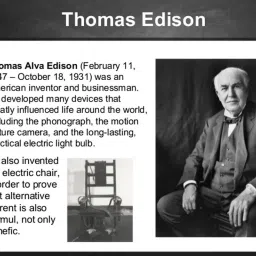 Poster Thomas Alva Edison sl-13871 (LARGE Poster, 36x24 Inches, Banner Media, Multicolor) Fine Art Print-image-15