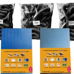 WOW Kitchen High Quality Spiral Bainding Ring Black With Blue Spiral Sheet+Transparent Sheet Manual Ring Binder-44