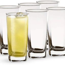 (Pack of 6) 275 ML Sterling Highball Tumbler Glasses for Juice Milk Soda Lime Water Pack of 6 Glass Set Water/Juice Glass-image-74