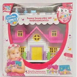 mahi zone Dream Funny House Play Set Doll House Set for Boys and Girls_M120-picture-11