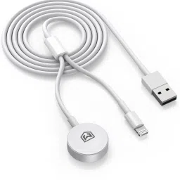 Muvit 2 in 1 Wireless Charger for Watch with apple charging cable Charging Pad-46