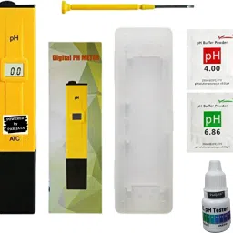 Yellow pH meter for water pH testing Digital pen pH meter 0-14pH range Digital pH Meter-4