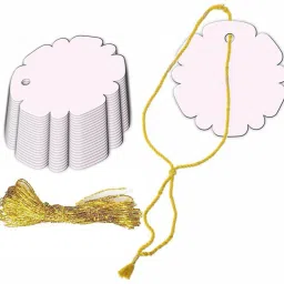 Flower Design Writable Tag with String for Gift Tag Greeting Card-image-11