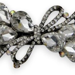 Stylish Hair Clutch with Antique Rose Finish & Large Crystal for Women and Girls Hair Pin-image-46