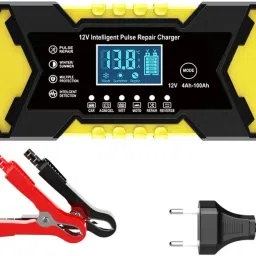 12 V Intelligent Pulse Repair Battery Charger for Car And Bike Battery Charger 8 ft Battery Jumper Cable-picture-16