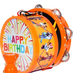 Musical Khanjri(23.7x5cm), Damru(7x8.2cm) with Drum(20.3x10.7cm)-picture-32