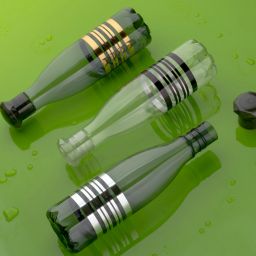 Diamond Design Golden line Ring Pattern Water Bottles For Fridge Home Office Gym 1000 ml Water Bottles-image-64