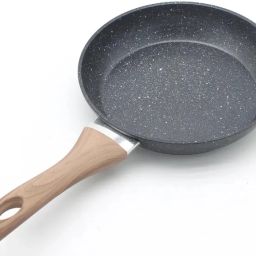 Nonstick Frying Pan Skillet, Swiss Granite Coating Pan, Healthy Stone Cookware Fry Pan 22 cm diameter 1.6 L capacity-picture-21