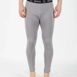 Solid Men Grey Tights-image-8
