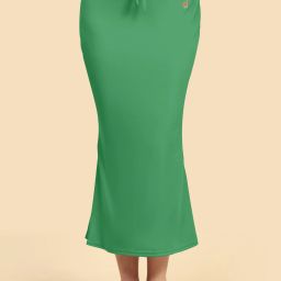 Trendmalls New.P01-Green Lycra Blend Petticoat-image-87
