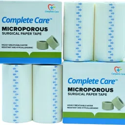 Microporous Surgical Paper Tape, Medical-Grade Adhesive, 3 Inch 5 mtr (8 Rolls) First Aid Tape-image-55