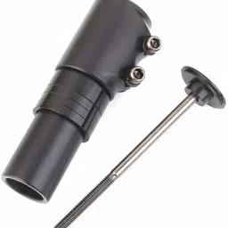 Aluminum Alloy Cycle Heads Up Stem Riser Adaptor Handlebar- Black Bicycle Handle Grip-26