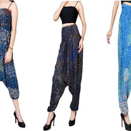 Printed Rayon, Cotton Women Harem Pants-image-57