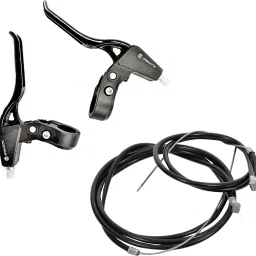 Bicycle Brake Lever Alloy Clutch and Cycle Break Wire Set Front and Back Combo Bicycle Brake Disk-image-27