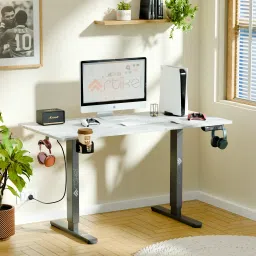Artidesk Eco Electric Height Adjustable Table for Office Work & Home Engineered Wood Computer Desk-2