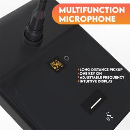 digimore D-610 UHF Dual Wireless Gooseneck Mic 300ft Range For Meeting & Lecture Microphone image 5