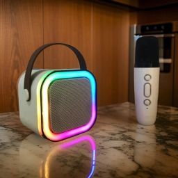 Saibaba Insulators D19_K12 Kids' Mini Karaoke Machine: Bluetooth Speaker with Wireless Mic 5 W Bluetooth Speaker-image-130